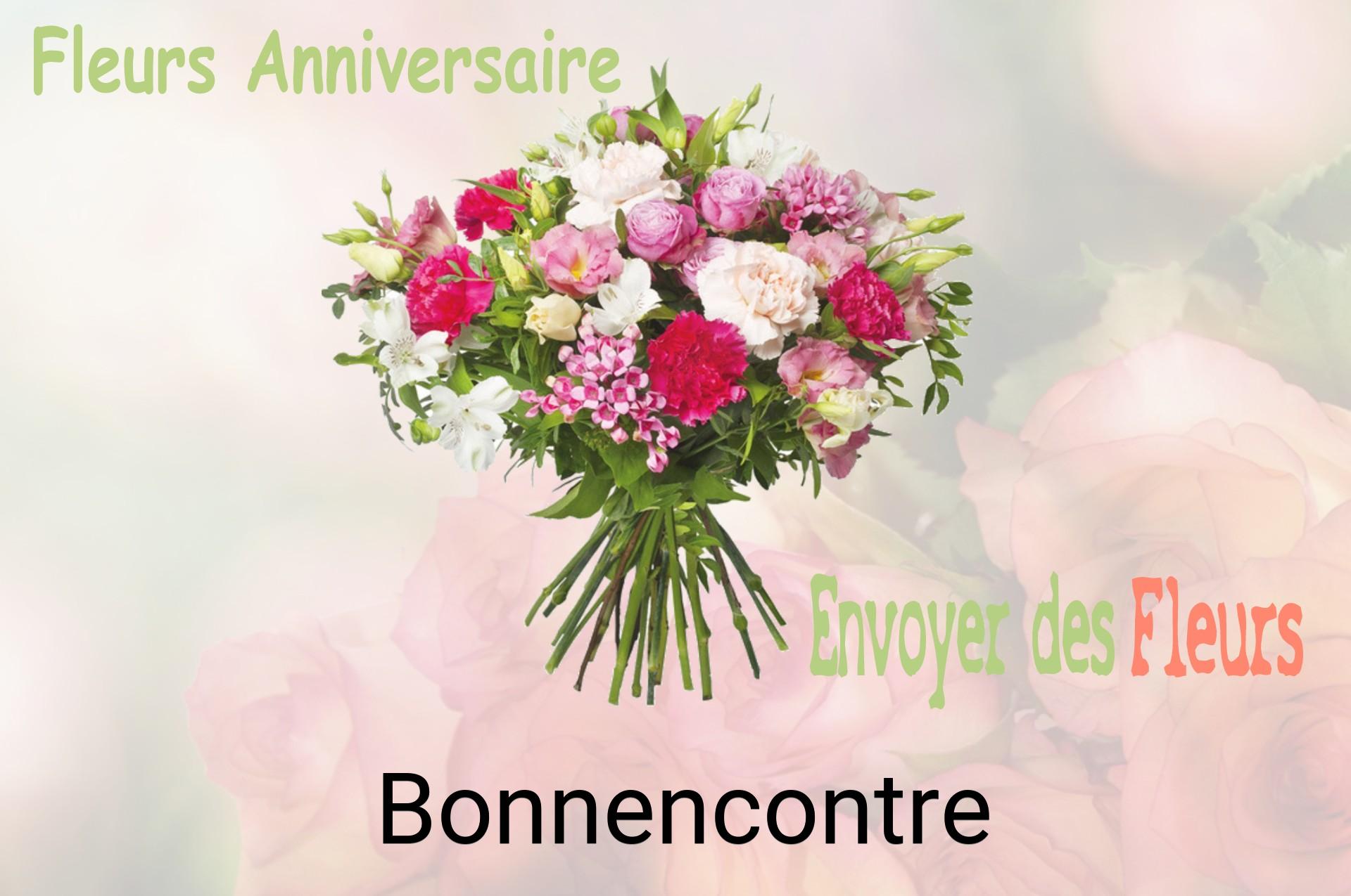 Bouquet de fleurs d’anniversaire livré à Bonnencontre