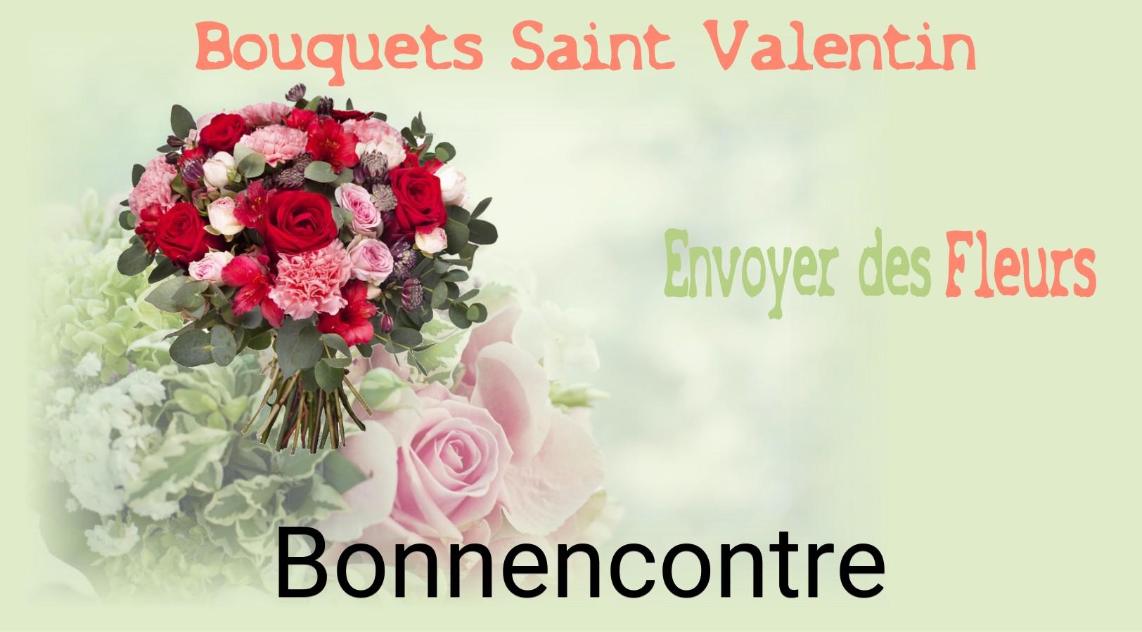 Roses de Saint-Valentin livrées à Bonnencontre